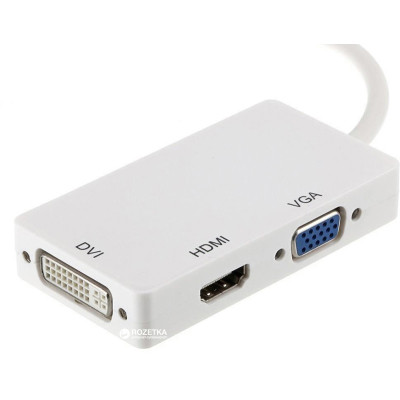 Порт-репликатор PowerPlant mini Display Port — HDMI, DVI, VGA (3 в 1) (CA910946) Винница - изображение 3