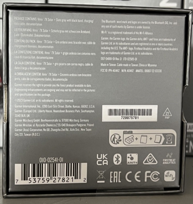 СМАРТ - Часы: Garmin Fenix 7X Solar , Slate grey with black band. Харків - фото 2