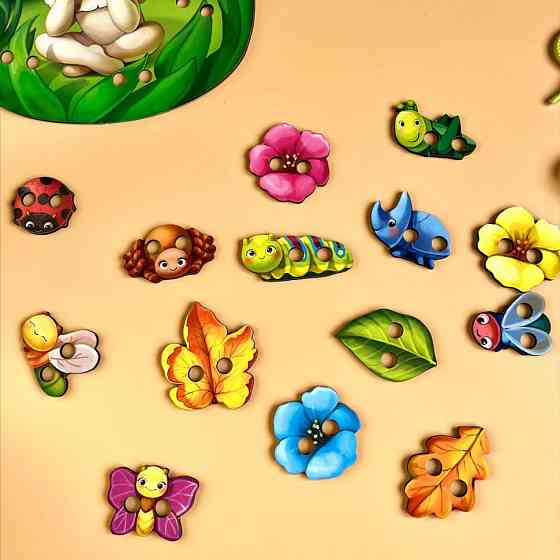 Деревянная шнуровка 