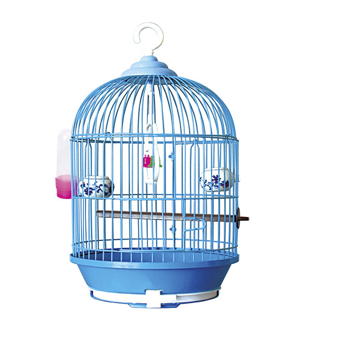 Клетка для птиц краска большая круглая 28*42 (А002) Киев - изображение 2