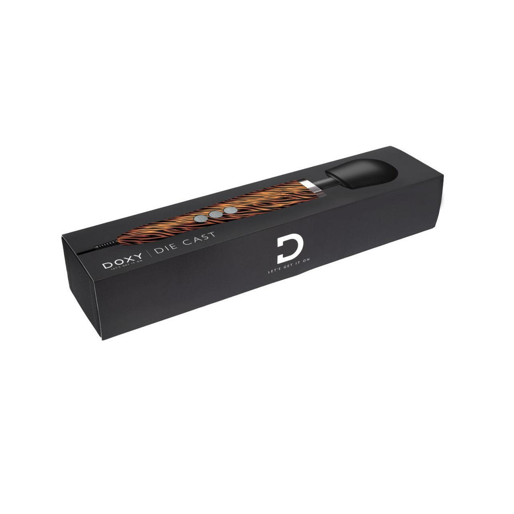 Вібромасажер DOXY Die Cast TIGER, дуже потужний, живлення 220В, металевий корпус Sex Aura Київ - фото 3