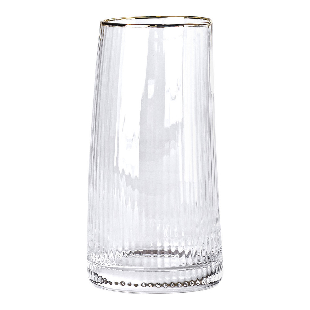 Високі стакани 6 шт. 600 мл з золотим ободком Київ - фото 4