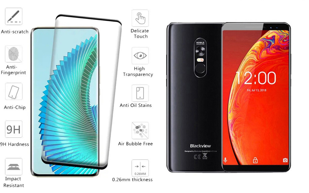 Захисне скло HyperGlass Pro для Blackview Max 1 – максимальна чутливість та захист Київ - фото 2