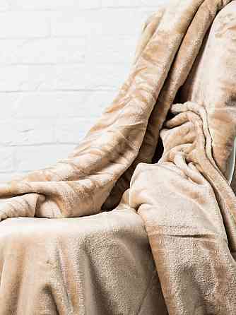 Ecotton Плед Ecotton 200х220 см з мікрофібри Well Soft бежевий (Beige) Коломия