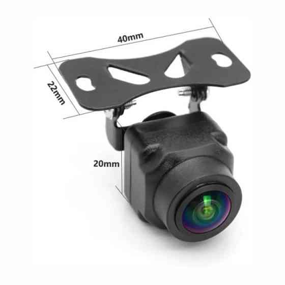 Камера заднього виду E309 1080P 180 градусів об'єктив «риб'яче око» універсальна Київ