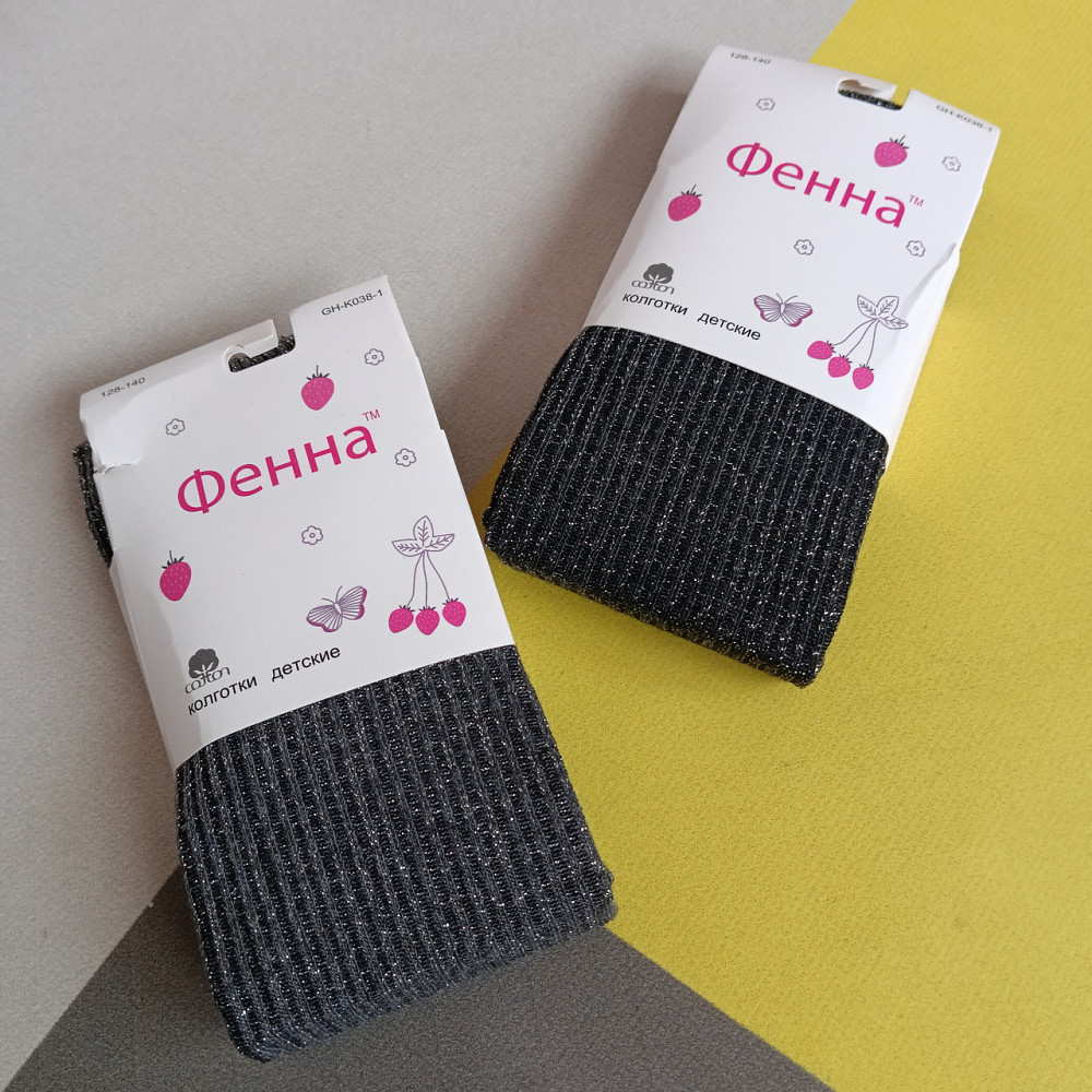 Колготи дитячі з люрексом 128-140 см Київ - фото 1