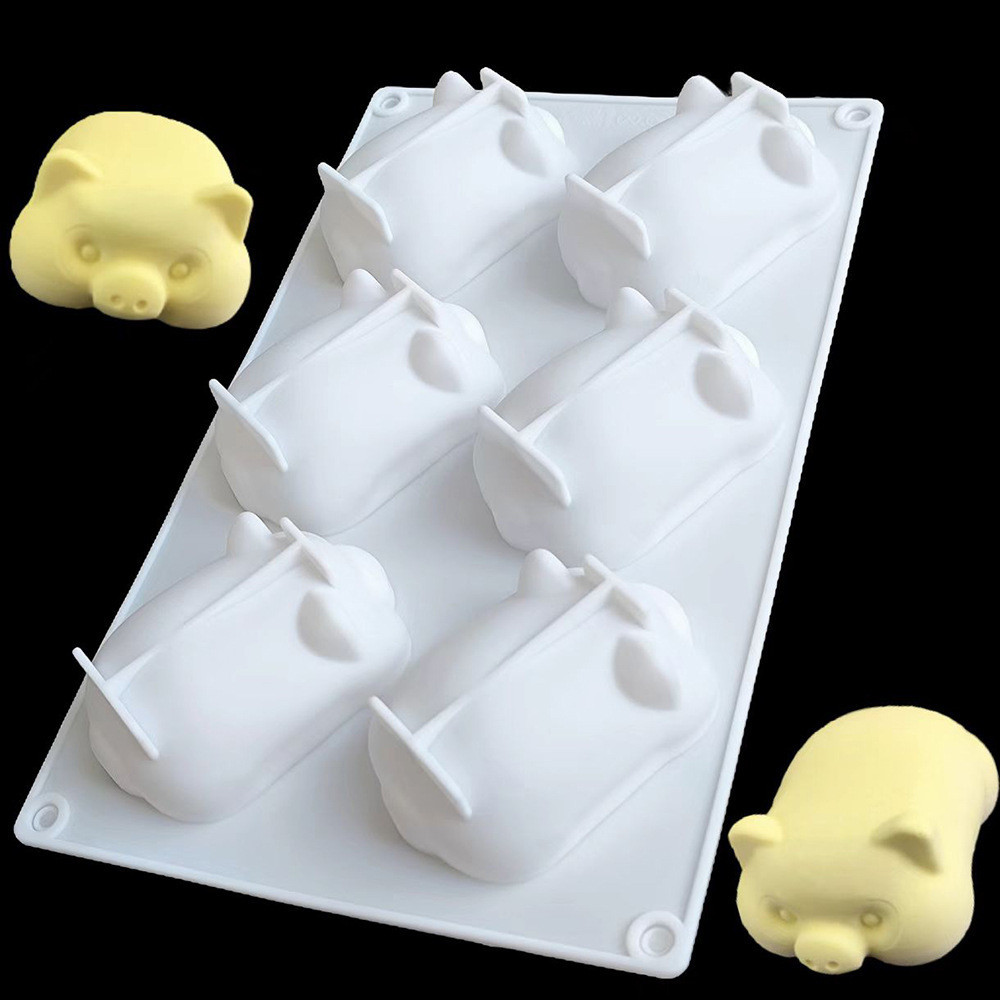 Молд силиконовый Поросята 200 на 170 мм белый Киев - изображение 9