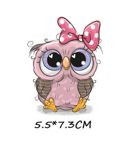 Термонаклейка для детской одежды Сова Киев - изображение 1