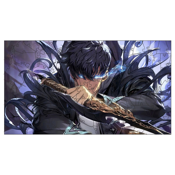 Фигурный пазл из дерева 