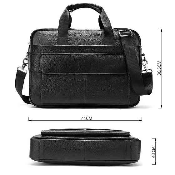 Сумка мужская Vintage 14678 для ноутбука Черная Киев