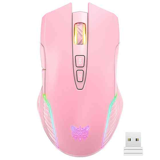 Мишка ігрова ONIKUMA Gaming CW905 RGB, рожева Винница