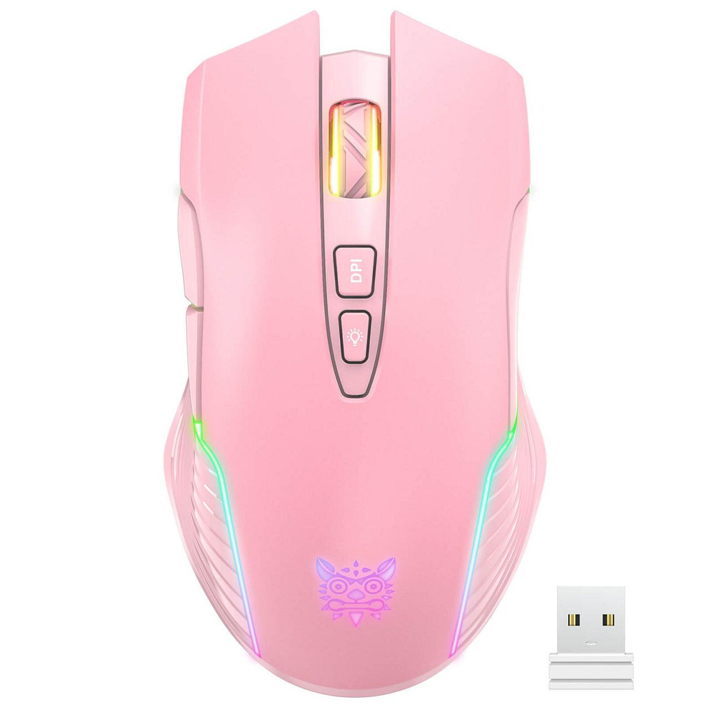 Мишка ігрова ONIKUMA Gaming CW905 RGB, рожева Винница - изображение 2