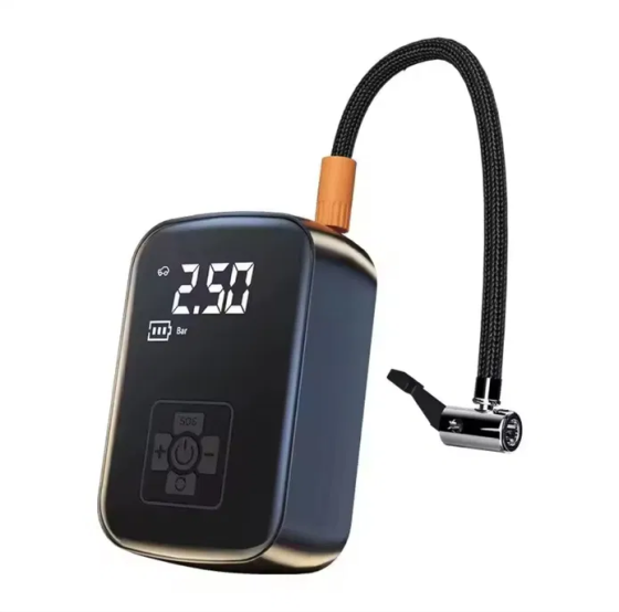 Насос акумуляторний цифровий AIR Pump PPAP-006 Type-C з ліхтариком і перехідниками Вінниця