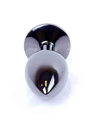 Анальна пробка - Jewellery Dark Silver Plug Green Sex Aura Київ