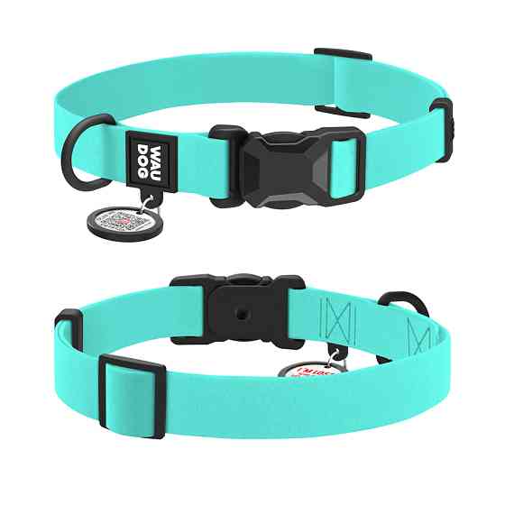 Нашийник для собак водостійкий WAUDOG Magnet c QR паспортом, магнітна пряжка-фастекс, XL, Ш 25 Коломыя