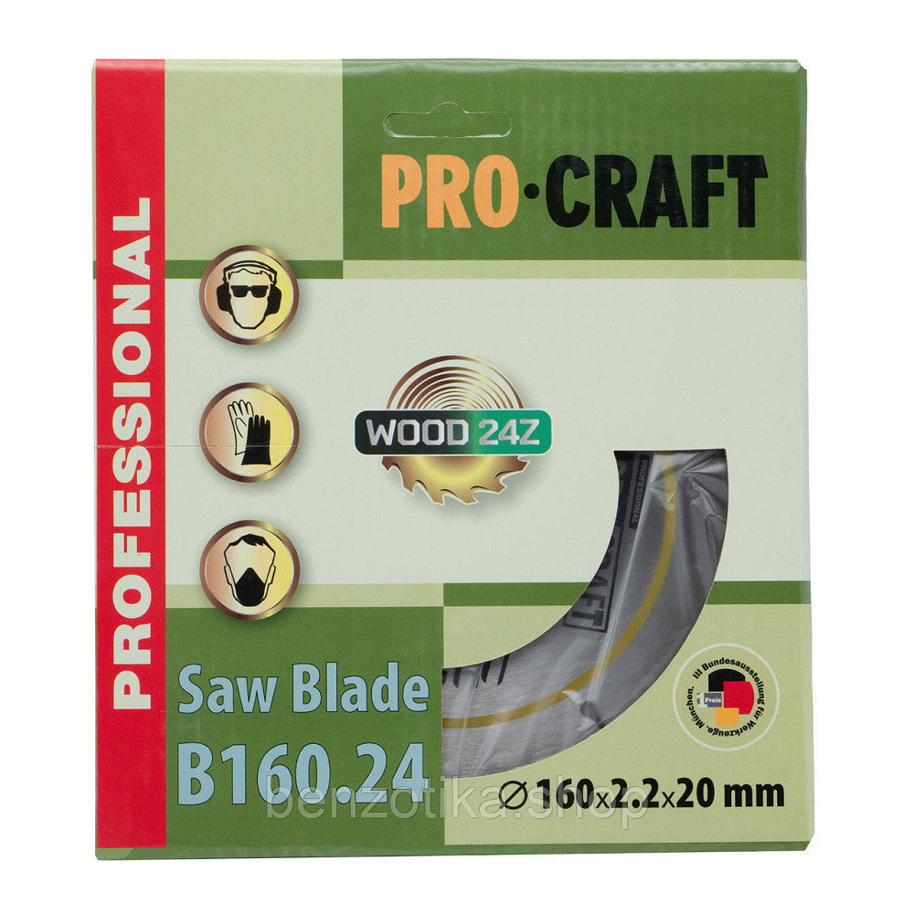 Пиляльний диск Procraft B160.24 24T (по дереву) Київ - фото 1