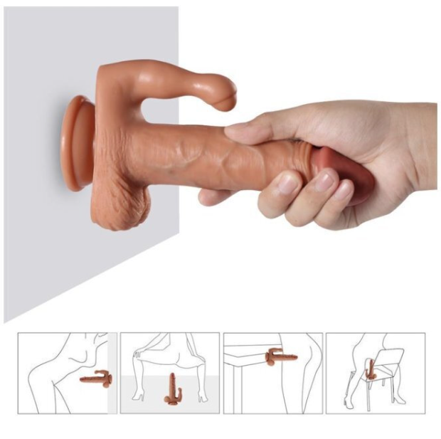 Вібратор із подвійною стимуляцією і з 20 режимами вібрації Brody vibrating Sex Aura Київ - фото 7