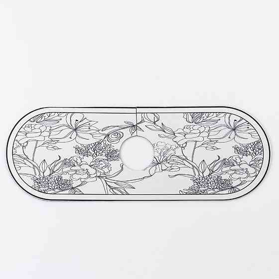 Вологовбираючий килимок для раковини під кран із поліестеру 37,5*13 см HP-42-12W Коломыя