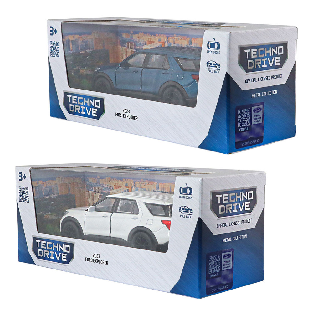 Автомодель - Ford Explorer 2023 (перламутрово-білий, блакитний металік) Днепр - изображение 4