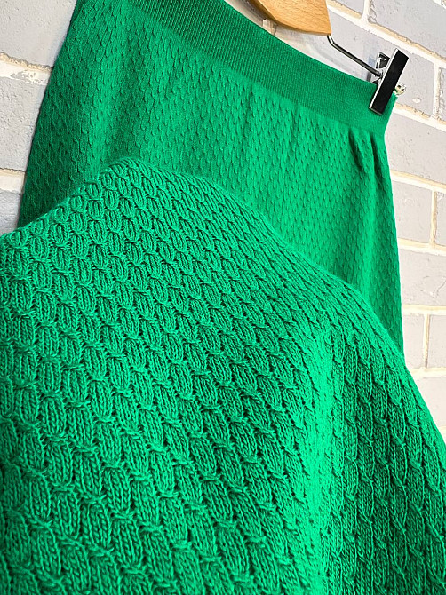 Спідниця жіноча My fashion 2024402 трапеція косичка довга one size, зелений, one size Київ - фото 5