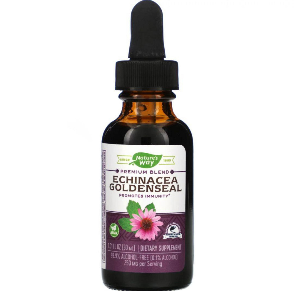 Ехінацея та Гідрастис Nature's Way Echinacea Goldenseal, 30 мл Київ - фото 1