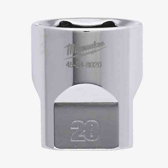 Головка хромированная метрическая 3/8'' MILWAUKEE, 20мм Одесса