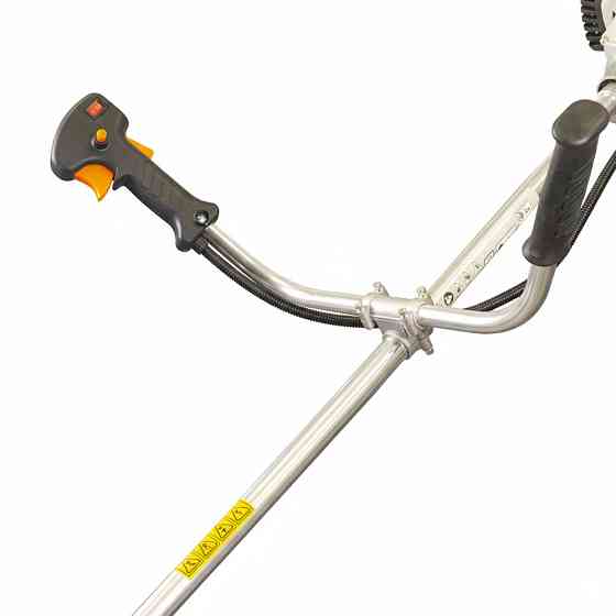 Тример бензиновий 4.0 кВт 52 см3 жорсткий вал U-ручка (котушка, ніж) (з 2 частин) GRAD (5612935) Київ