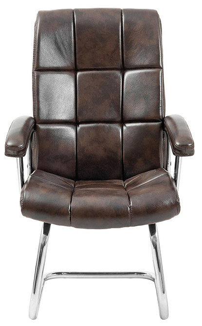 Офісне Конференційне Крісло Richman Arizona Titan Dark Brown CF Хром Коричневий Київ - фото 3