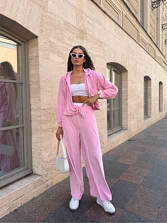 Женский стильный костюм двойка из королевского велюра Одесса