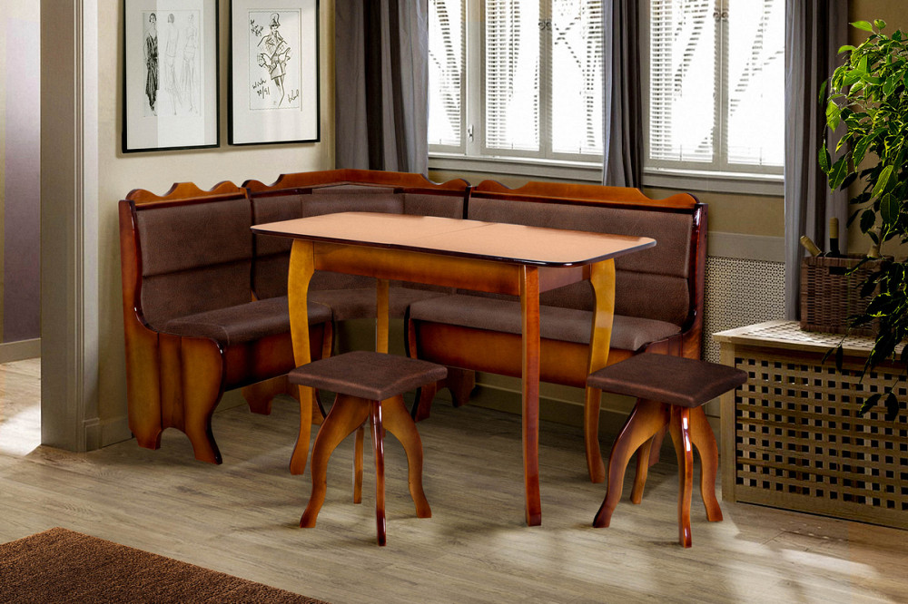 Комплект Даллас (куток+стіл+2 таб) Днепр - изображение 1