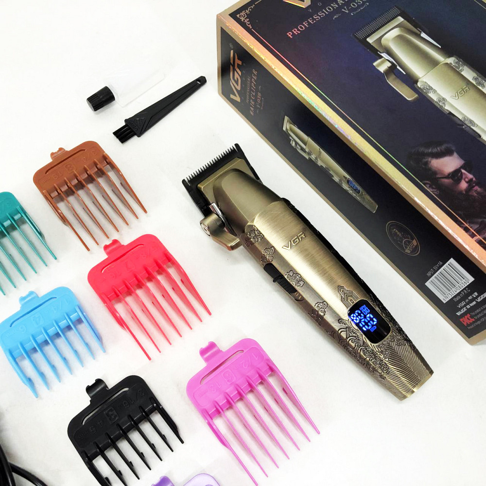 Чоловічий тример для окантовки, Професійна машинка для стрижки волосся Набір машинок стрижки DP-10 Івано-Франківськ - фото 4