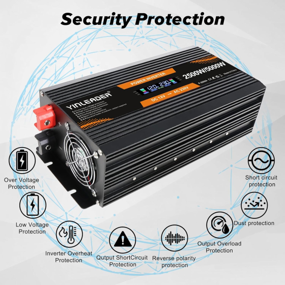 Перетворювач напруги, інвертор Yinleader F-2500A (товар з вітрини) Луцк