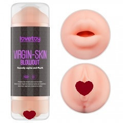 Мастурбатор - Virgin-Skin Blowout Stroker Vagina and Mouth Sex Aura Київ - фото 1