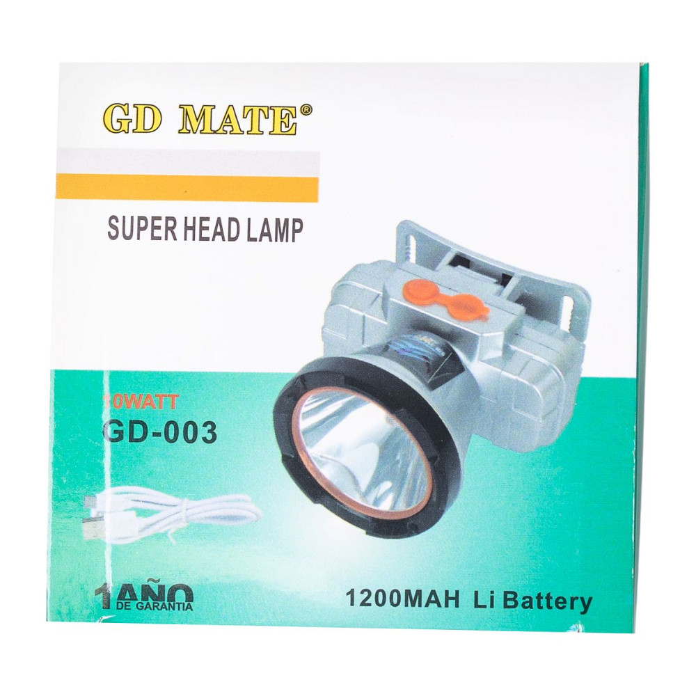 Yiwu Налобний ліхтар акумуляторний 8.5х8х6 см 10 В HP-JG-1 Коломия - фото 3