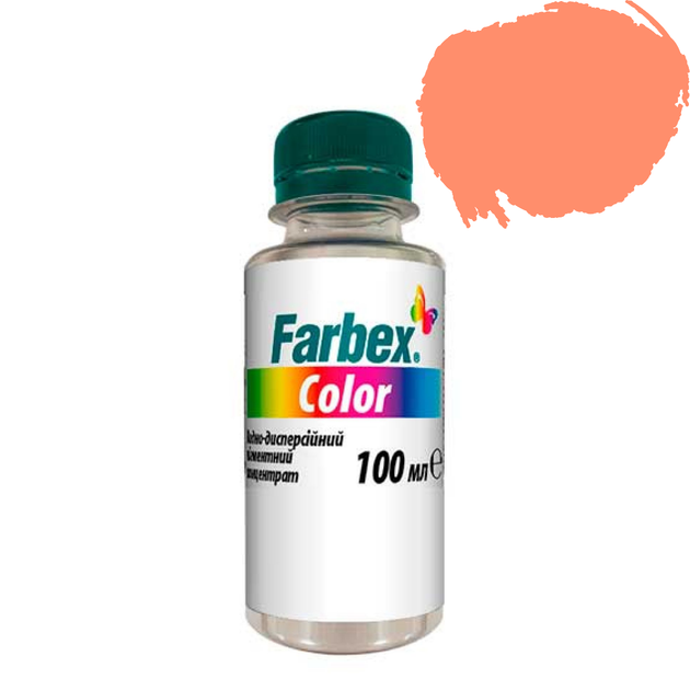 Водно-дисперсійний пігментний концентрат "Farbex Color", лососевий - 100 мл Харків - фото 1