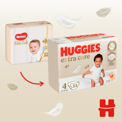 Подгузники Huggies Extra Care Size 4 (8-16 кг) 33 шт (5029053583143) Винница - изображение 10