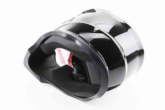 Шолом кросовий/ендуро/АТV зі склом BLD-819-7 М (57-58см), ЧОРНИЙ глянець Киев