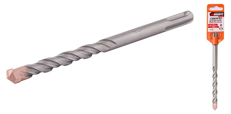 GRANITE Свердло для бетону GRANITE SDS-PLUS S4 12х160 мм 0-12-160 Коломыя - изображение 1