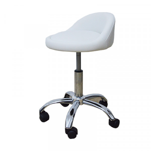 Стілець на колесах зі спинкою круглий Рондо Київ - фото 1