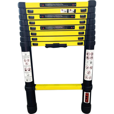 Лестница GTM телескопическая 9ст. 2,6м (KME1026Y/881026) Винница - изображение 2