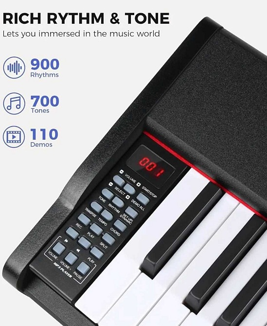 Цифровое пианино Fesley FEP300 (педаль, пюпитр, наушники, адаптер) Харьков - изображение 3