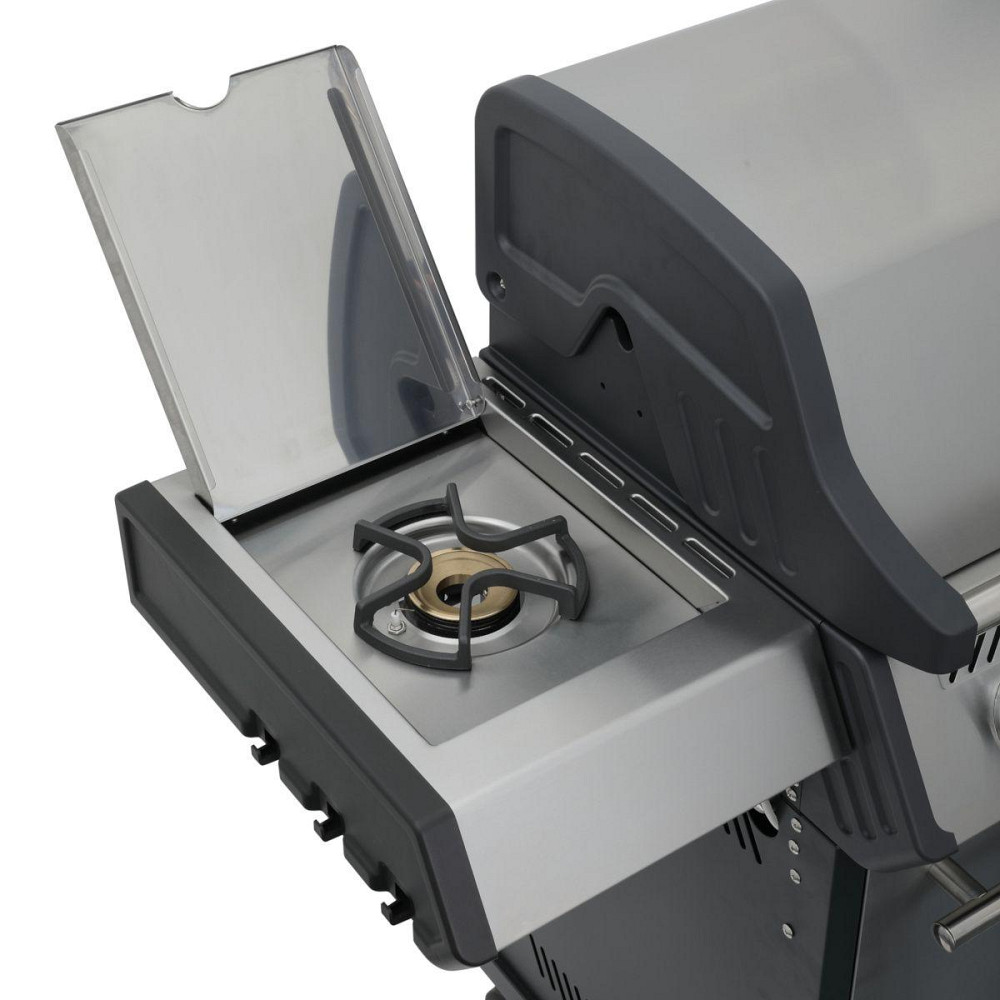 Газовий гриль SANTOS S-401 Black, з бічним пальником, чорний 900259 Код: 010954 Рівне - фото 10