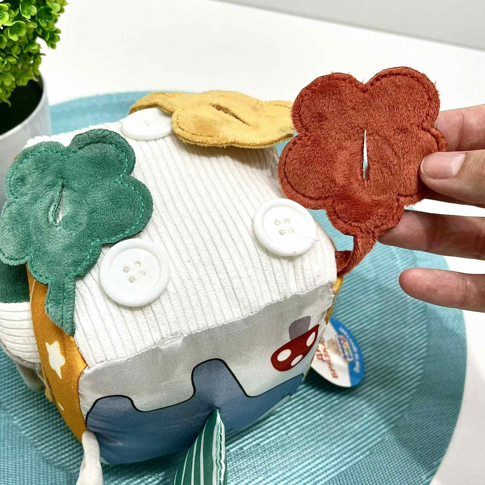 Брязкальце Limo Toy Бізикуб плюшеве (9393A) Чернігів - фото 4