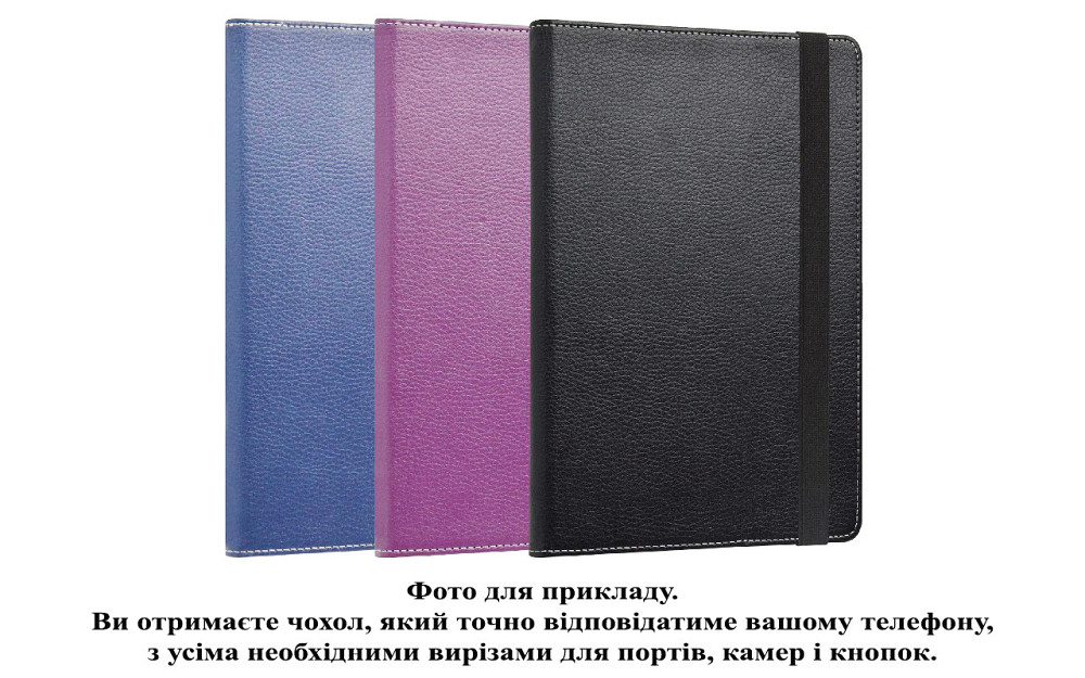 Чохол-книжка PlastGuard для Hoco A8, Hoco Hi11  – еко-шкіра, рамкова фіксація планшета, колір Чорний Київ - фото 8