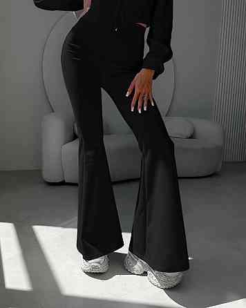 Женский стильный костюм тройка: кофта, корсет и лосины замш на дайвинге Черный, 46/48 Одесса