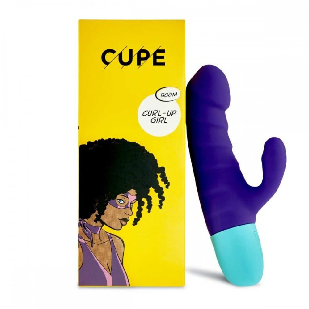 Вибратор-кролик Curl-up Girl Power фиолетовый Sex Aura Киев - изображение 1