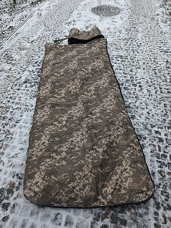 Зимовий спальний мішок просторий -35 Omni-Heat. Спальник ЗСУ. Військовий спальний мішок збільшень 2 Дніпро - photo 4