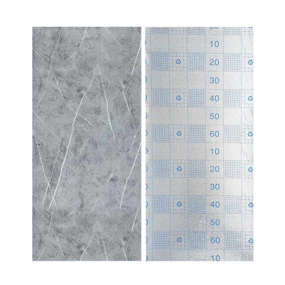 Обои самоклеющиеся 2800х500х1,5мм Серый мрамор (D) SW-00001414 Киев - изображение 3