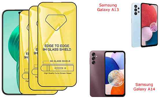 Захисне скло DefenzoGlass для Samsung Galaxy A13, Galaxy A14 – подвійна міцність Київ