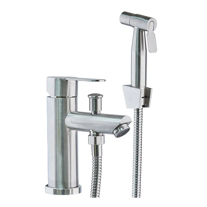 Смеситель для умывальника Mixxus DAX-001-SH с гигиеническим душем из нержавеющей стали SUS304 (MI6072) Харьков - изображение 1